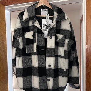 Garage - Plaid Overshirt - La veste-chemise Vancity Womens L NWT